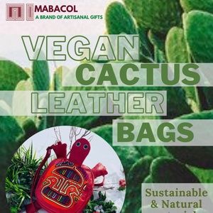VEGAN HANDMADE CACTUS LEATHER LARGE FANNY-PACKS